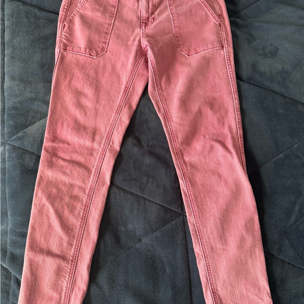 GAP Pink Girlfriend Jeans Size 4